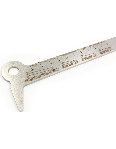 Verificador de Desgaste de Cadena OTOM CC-1 para Cadenas 520 525 530