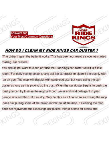 Duster de Coche RIDE KINGS con Mango Telescópico 1.12 kg