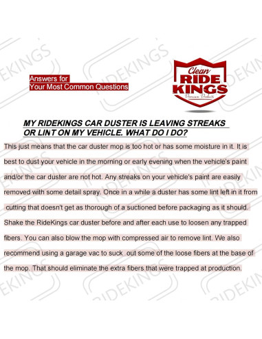 Duster de Coche RIDE KINGS con Mango Telescópico 1.12 kg