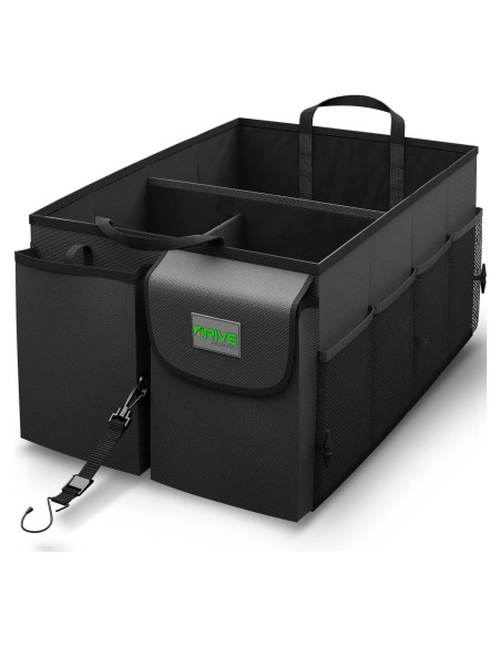 Organizador de Maletero DRIVE Auto - Colapsable y Duradero - Negro Organizador de Maletero DRIVE Auto - Colapsable y Duradero - Negro