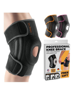 Rodillera DR. BRACE Elite con Estabilizadores y Gel - Grande