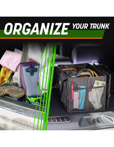 Organizador de Maletero DRIVE Auto - Colapsable y Duradero - Negro Organizador de Maletero DRIVE Auto - Colapsable y Duradero - Negro