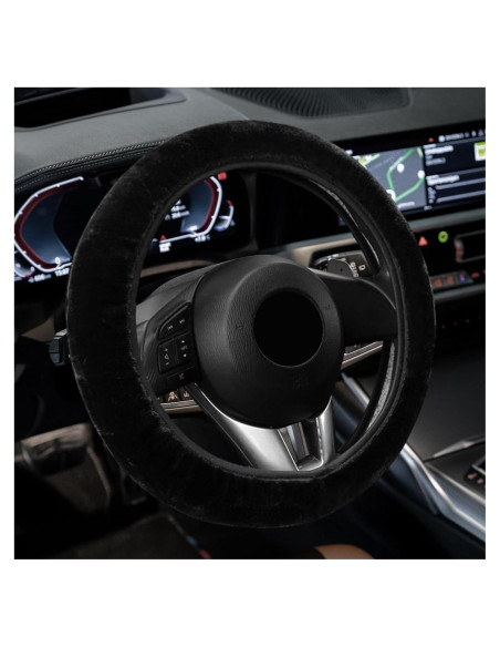 Cubierta de Volante Suvnie Fluffy 35-40 cm Antideslizante