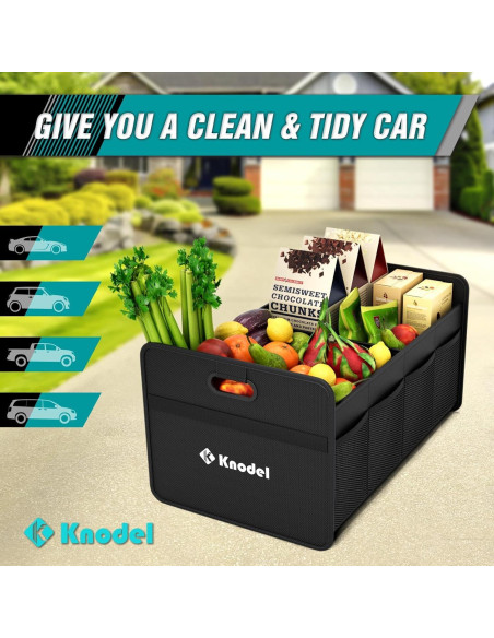Organizador de Maletero K KNODEL Plegable Pequeño Negro