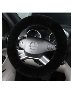 Cubierta de Volante de Cordero Merino OGLAND Negra 37-39 cm