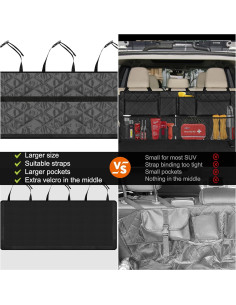 Organizador de Maletero Femuar Plegable Impermeable 106.68x45.72cm 2