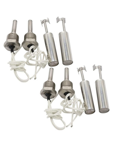 4 Interruptores de Flotador de Acero Inoxidable TEAMWILL