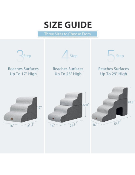 Escalera para Perros Garnpet 5 Pasos Antideslizante Gris