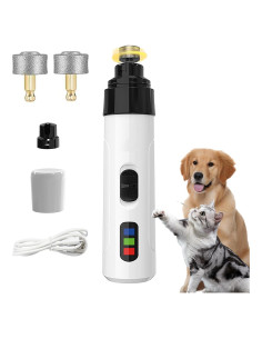 Molinillo de Uñas Silent Groom Pro para Perros Recargable USB