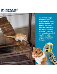 Escalera para pájaros Prevue Pet Wonder Walk Grande 12.7x5.08x10.16cm 2
