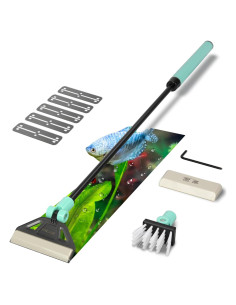 Raspador de Algas UPETTOOLS 2 en 1 para Acuarios 75-150L