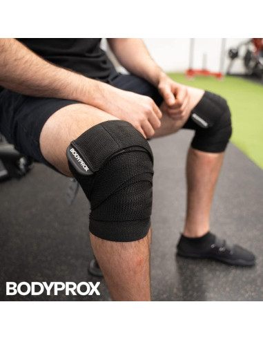 Fajas de Rodilla BODYPROX 193 cm para Levantamiento de Pesas