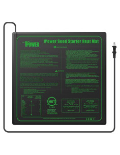 Alfombrilla Térmica iPower 20" x 20" Impermeable 45W