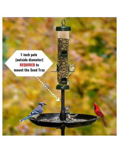 Bandeja Captadora de Semillas Brome 53.34 cm para Aves