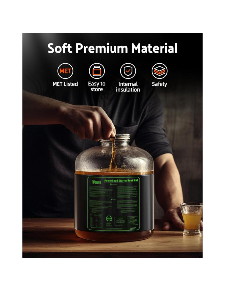 Alfombrilla Térmica iPower 20" x 20" Impermeable 45W