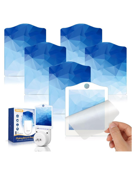 Recargas de trampa para insectos Osvdo - 6 tarjetas pegamento
