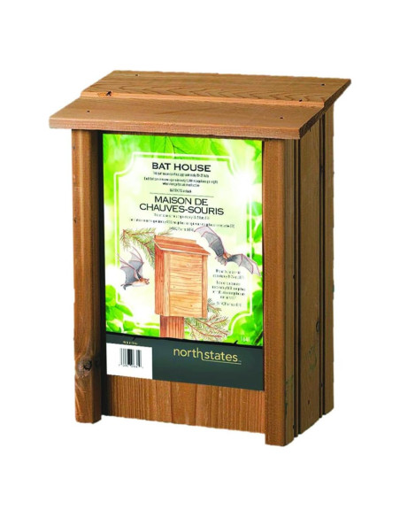 Casa para Murciélagos North States 1641 Madera Natural 75 Murciélagos
