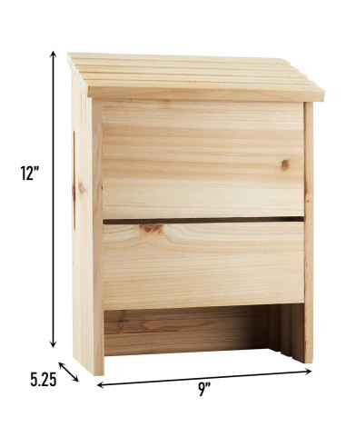 Casa para Murciélagos North States 1641 Madera Natural 75 Murciélagos