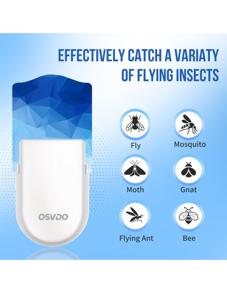 Recargas de trampa para insectos Osvdo - 6 tarjetas pegamento