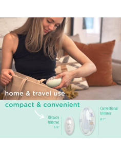 Cortador de Uñas Eléctrico Olababy para Bebés con Luz LED 2