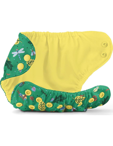 Cubierta de Pañal de Tela Esembly - Tamaño 1 (3.2-7.7 kg) - Impermeable y Transpirable