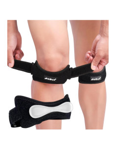 Rodillera HiRui con Almohadilla de Gel Ajustable para Alivio