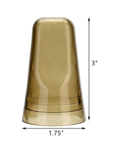 Cubiertas para Vertedores ZEAYEA 24 Piezas PVC Universal 2