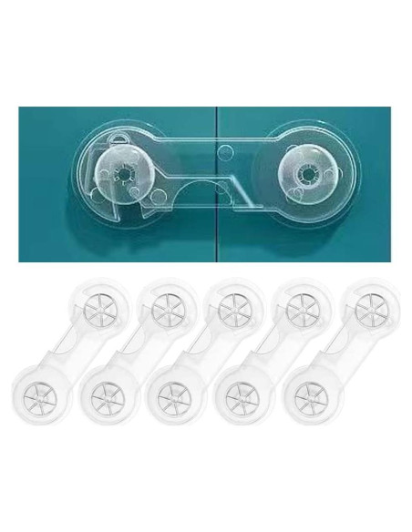 Cerraduras de Seguridad Infantil ANRACHEL 5 PCS Transparentes Cerraduras de Seguridad Infantil ANRACHEL 5 PCS Transparentes