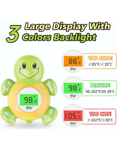 Termómetro de baño digital Dar Darouxiao WE02 con retroiluminación