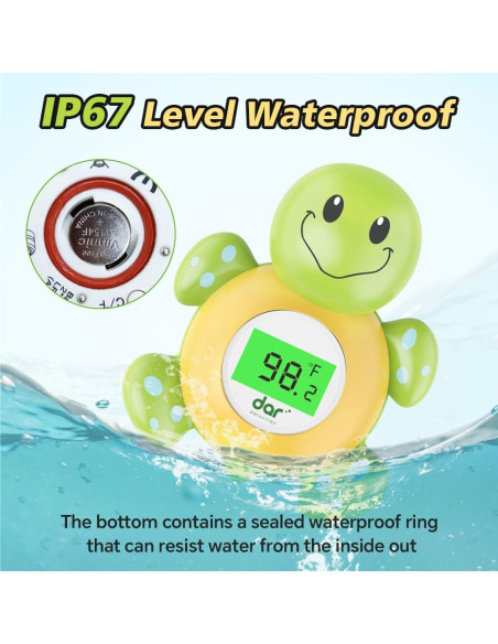 Termómetro de baño digital Dar Darouxiao WE02 con retroiluminación