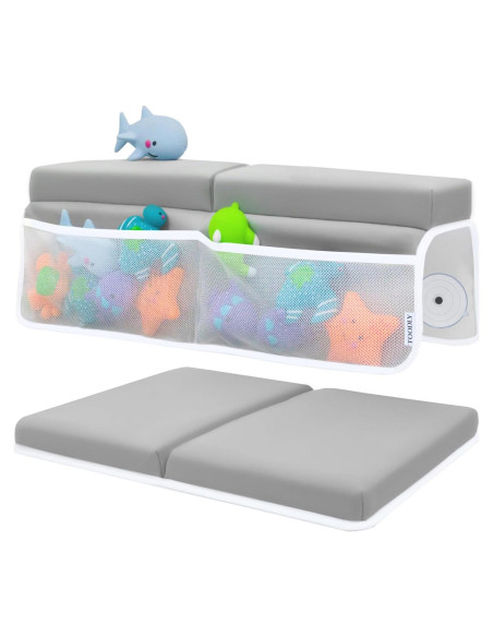 Juego de Almohadilla para Rodillas y Codos Toodly - Gris