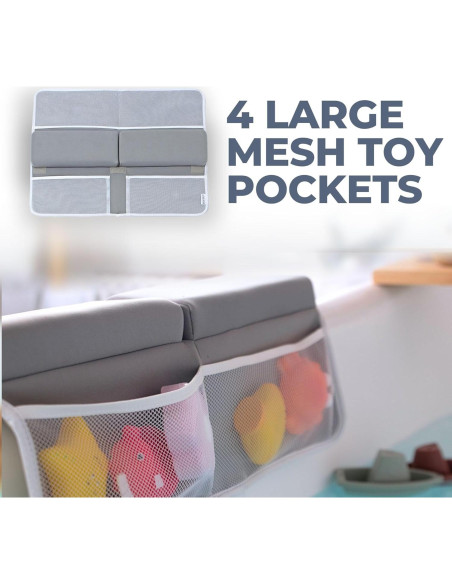 Juego de Almohadilla para Rodillas y Codos Toodly - Gris