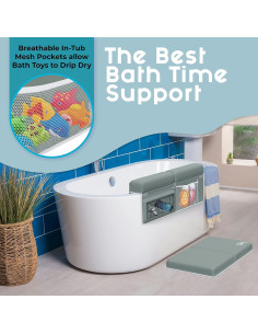 Almohadilla para Baño Bebé Elan Baby - Impermeable y Antideslizante 2