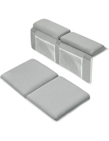 Almohadilla de Baño para Bebé Fafeicy con Reposabrazos y Organizador