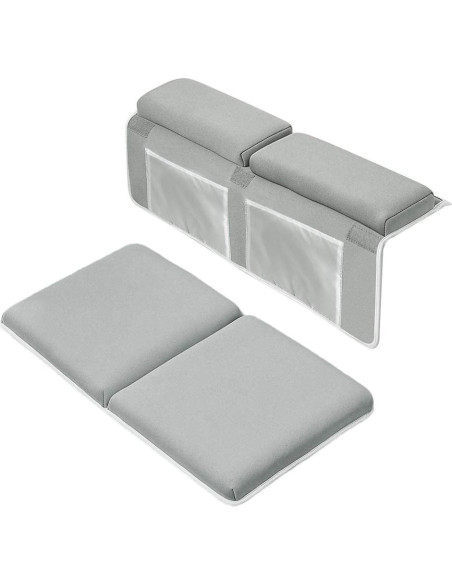 Almohadilla de Baño para Bebé Fafeicy con Reposabrazos y Organizador