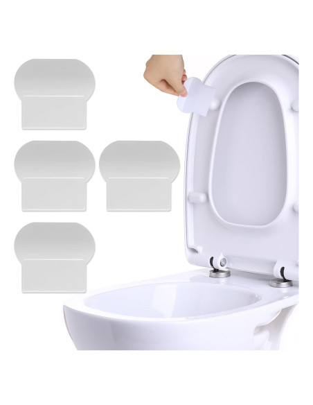 Elevador de Asiento de Inodoro Aeaocvo 4 Pcs Autoadhesivo