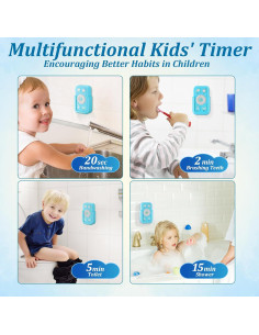 Temporizador Infantil Sunnyload Azul - 4 Configuraciones de Tiempo 2