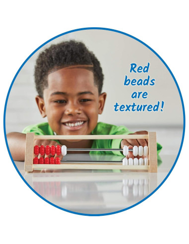 Ábaco Sensorial de 20 Cuentas Hand2mind para Niños