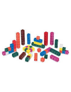 Cubos de Matemáticas Hand2mind - Juego de 100 Conectores