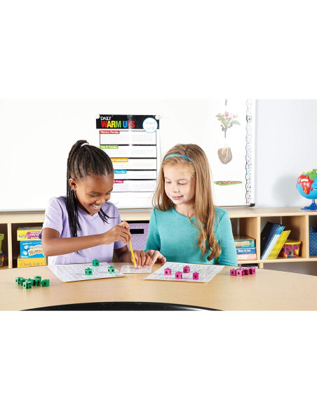 Cubos de Matemáticas Hand2mind - Juego de 100 Conectores Cubos de Matemáticas Hand2mind - Juego de 100 Conectores