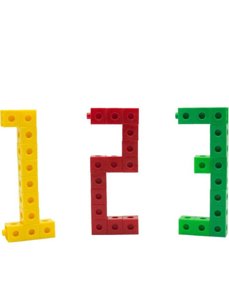 Cubos de Matemáticas Hand2mind - Juego de 100 Conectores Cubos de Matemáticas Hand2mind - Juego de 100 Conectores