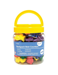Contadores de Osos de Mochila edxeducation - Set 96 Piezas