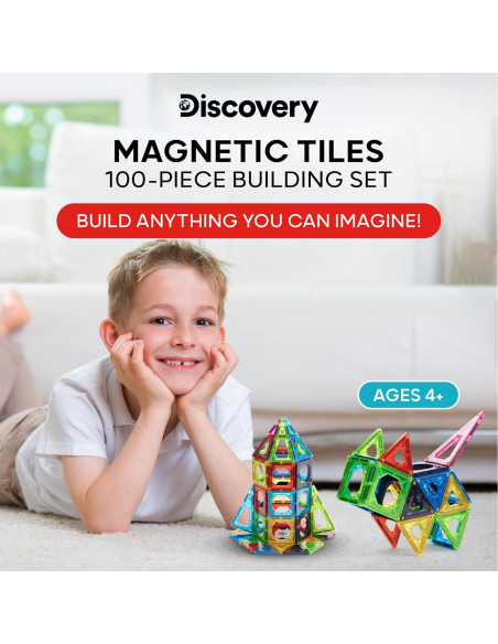 Conjunto de Azulejos Magnéticos 3D 100 Piezas MerchSource Conjunto de Azulejos Magnéticos 3D 100 Piezas MerchSource