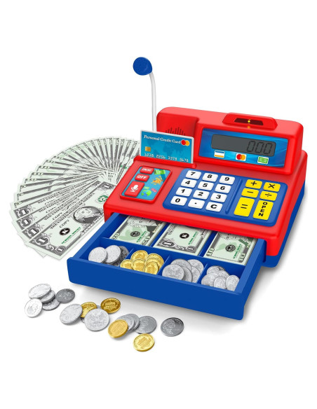 Caja Registradora Juguete Shantou 103 Piezas para Niños 3-8 Años