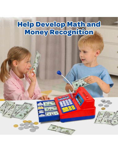 Caja Registradora Juguete Shantou 103 Piezas para Niños 3-8 Años