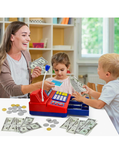 Caja Registradora Juguete Shantou 103 Piezas para Niños 3-8 Años