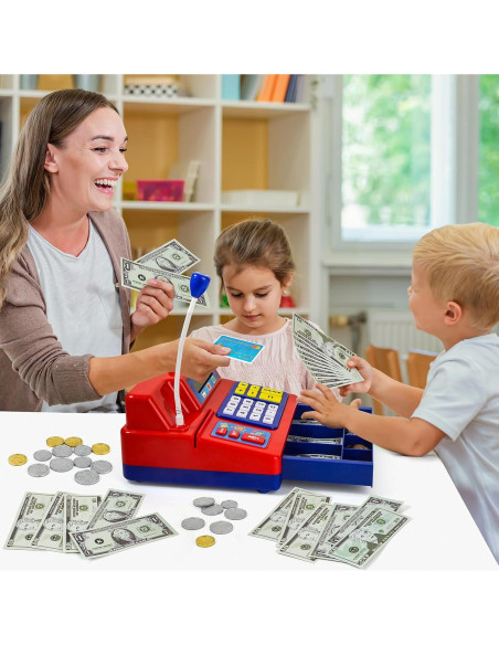 Caja Registradora Juguete Shantou 103 Piezas para Niños 3-8 Años