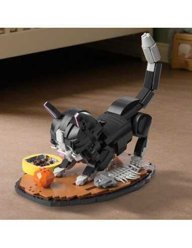 Juego de Construcción Gato Tuxedo OQMI 1200 Piezas Decoración