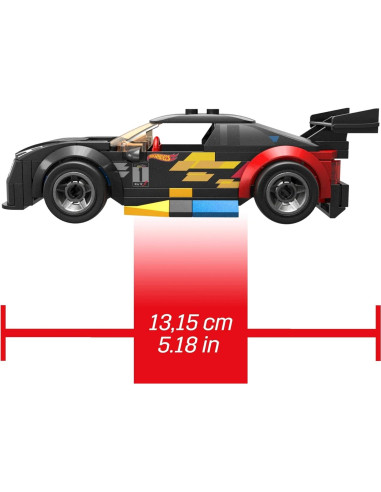 Set de Construcción MEGA Hot Wheels Cadillac ATS-V R 90 Piezas