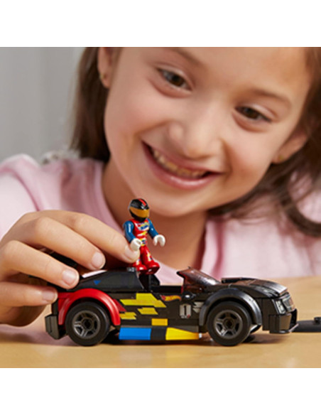 Set de Construcción MEGA Hot Wheels Cadillac ATS-V R 90 Piezas